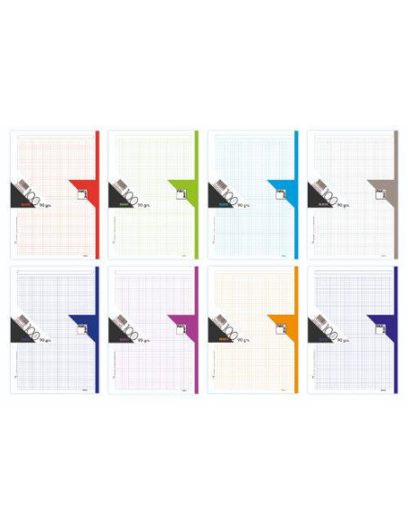 RECAMBIO DE COLORES  90 GRS. A-4 (210X297MM.) 100 HOJAS COLOR GRIS PACSA 21043