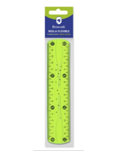 REGLA PVC FLEXIBLE 15 CM BISMARK 324737