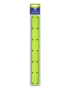 REGLA PVC FLEXIBLE 30 CM BISMARK 324739