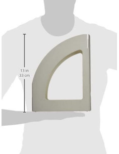 REVISTERO ECOGREEN BLANCO 100% RECICLADO Y RECICLABLE A4 Y FOLIO 250X80X320 MM GRIS ARCHIVO 2000 2003 GS 2
