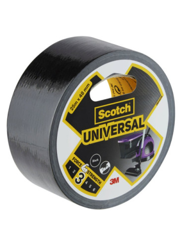 ROLLO CINTA AMERICANA UNIVERSAL 2904 NEGRO 48MM X 25M SCOTH 7100205219