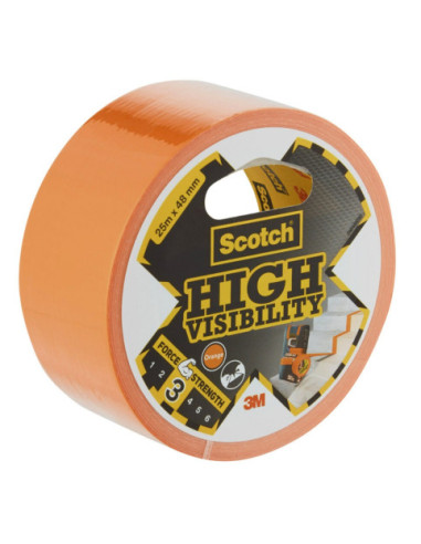 ROLLO CINTA AMERICANA HIGH VISIBILITY 2904 NARANJA 48MM X 25M SCOTH 7100205301