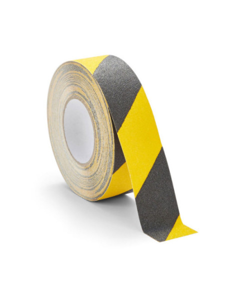 ROLLO CINTA DE SEGURIDAD ADHESIVA ANTIDESLIZANTE 50MMX18