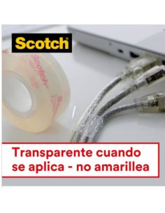 ROLLO CINTA SUPERTRANSPARENTE 19MM X 7 2
