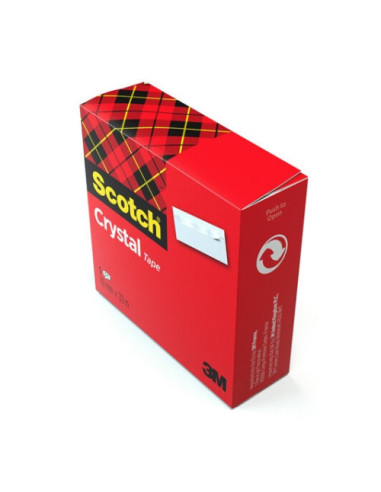 ROLLO CINTA TRANSPARENTE 19MM X 33M CRYSTAL...