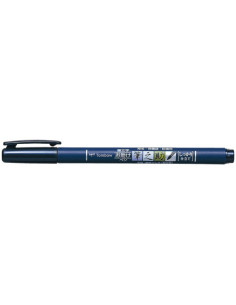 ROTULADOR BASE AGUA PUNTA ELÁSTICA DURA NEGRO TOMBOW WS-BH-1P 2