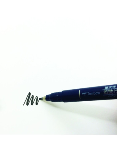 ROTULADOR BASE AGUA PUNTA ELÁSTICA DURA NEGRO...