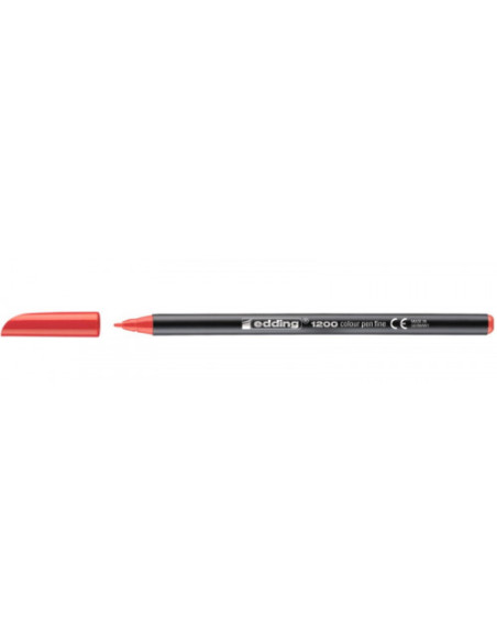 ROTULADOR PUNTA FINA 1200 ROJO EDDING 1200-02