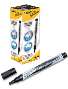 MARCADOR PARA PIZARRA BLANCA TINTA LIQUIDA TRAZO 2MM. NEGRO VELLEDA 902088