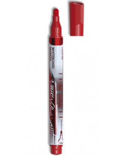 MARCADOR PARA PIZARRA BLANCA TINTA LIQUIDA TRAZO 2MM. ROJO VELLEDA 902089