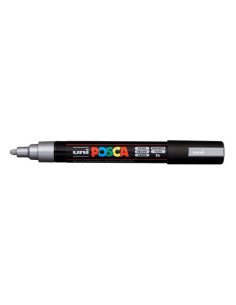 MARCADOR PC-5M 1.8-2.5MM PLATA POSCA 286674000