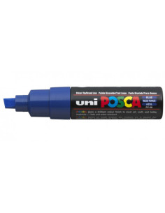 MARCADOR PC-8K PUNTA B 8MM. AZUL POSCA 300491000