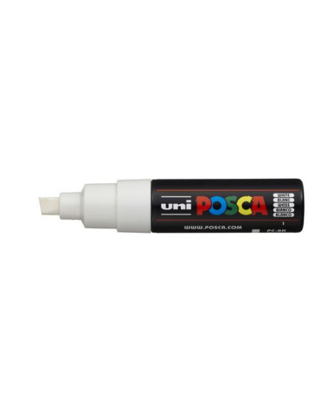 MARCADOR PC-8K PUNTA B 8MM. BLANCO POSCA 300426000