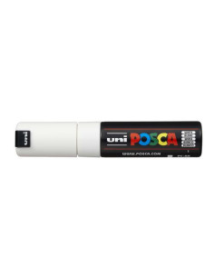 MARCADOR PC-8K PUNTA B 8MM. BLANCO POSCA 300426000 2