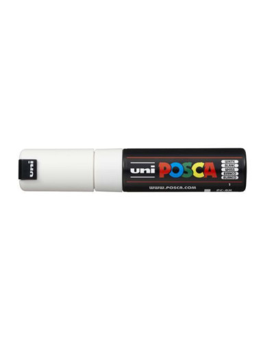 ROTULADOR PC-8K PUNTA B 8MM. BLANCO POSCA...