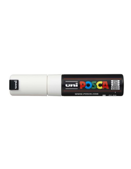 ROTULADOR PC-8K PUNTA B 8MM. BLANCO POSCA 300426000
