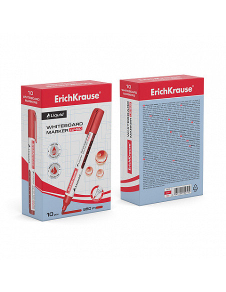 TINTA COLOR ROJO ERICH KRAUSE 48776