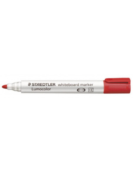 MARCADOR PIZARRA LUMOCOLOR MARKER 351 TRAZO 2MM. ROJO STAEDTLER 351-2