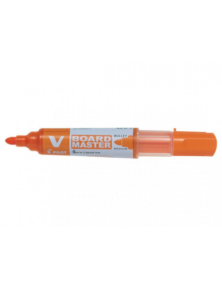 ROTULADOR PIZARRA VBOARD 1.8 PUNTA FIBRA NARANJA PILOT WBMA-VBM-M-O-BG