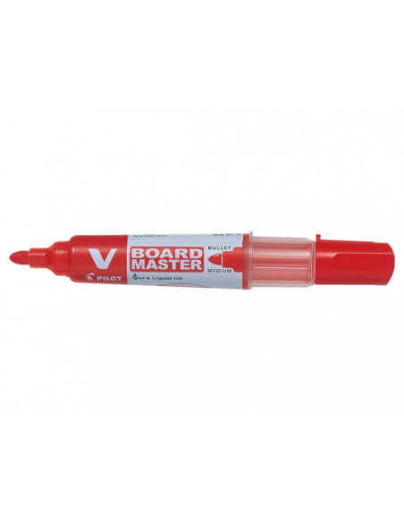 ROTULADOR PIZARRA VBOARD 1.8 PUNTA FIBRA ROJO PILOT WBMA-VBM-M-R-BG