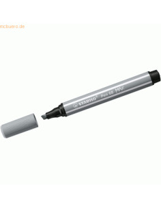 ROTULADOR PREMIUM CON PUNTA DE FIBRA BISELADA PEN 68 MAX COLOR GRIS MEDIO STABILO 768/95