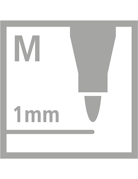 ROTULADOR PREMIUM CON PUNTA DE FIBRA BISELADA PEN 68 MAX COLOR VERDE HIELO STABILO 768/13