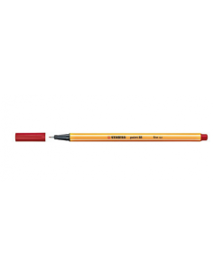 ROTULADOR PUNTA FINA POINT 88 0.4MM CARMESÍ STABILO 88/50