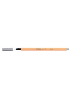 ROTULADOR PUNTA FINA POINT 88 0.4MM GRIS CLARO STABILO 88/94