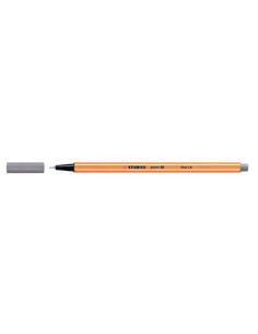 ROTULADOR PUNTA FINA POINT 88 0.4MM GRIS OSCURO STABILO 88/96