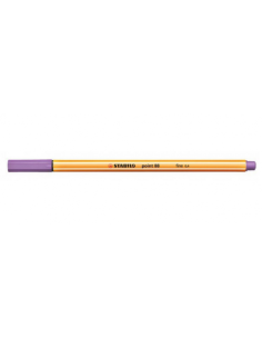 ROTULADOR PUNTA FINA POINT 88 0.4MM LILA CLARO STABILO 88/59 2