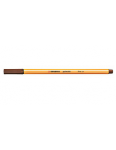 ROTULADOR PUNTA FINA POINT 88 0.4MM MARRON STABILO 88/45 2