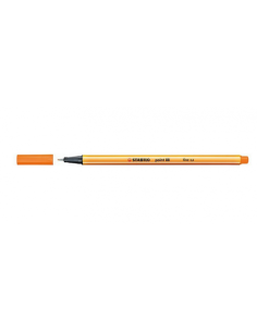 ROTULADOR PUNTA FINA POINT 88 0.4MM NARANJA STABILO 88/54