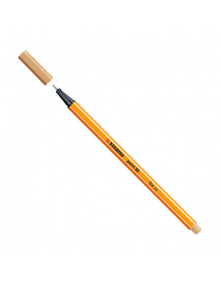 ROTULADOR PUNTA FINA POINT 88 0.4MM OCRE CLARO STABILO 88/88