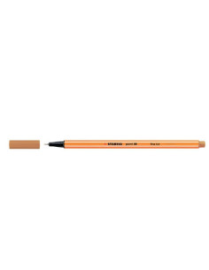 ROTULADOR PUNTA FINA POINT 88 0.4MM OCRE OSCURO STABILO 88/89