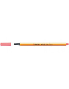 ROTULADOR PUNTA FINA POINT 88 0.4MM ROJO NEON STABILO 88/040