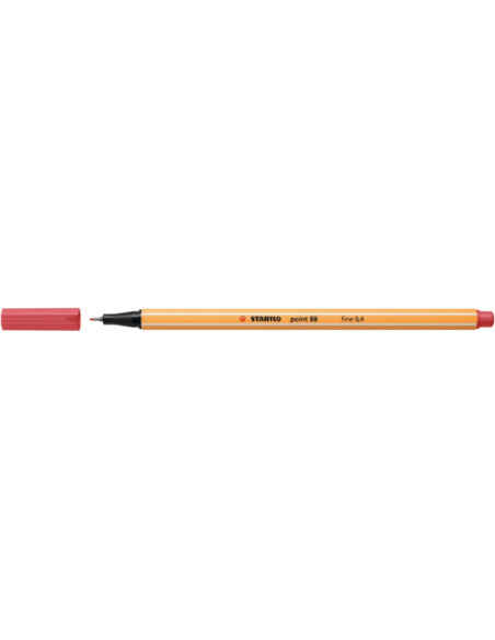ROTULADOR STABILO POINT 88 0.4MM ROJO ÓXIDO STABILO 88/47
