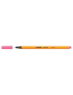 ROTULADOR PUNTA FINA POINT 88 0.4MM ROSA CLARO STABILO 88/29