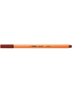 ROTULADOR PUNTA FINA POINT 88 0.4MM SANGUINA STABILO 88/38