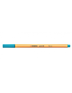 ROTULADOR PUNTA FINA POINT 88 0.4MM TURQUESA STABILO 88/51 2