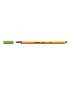 ROTULADOR PUNTA FINA POINT 88 0.4MM VERDE HOJA STABILO 88/43