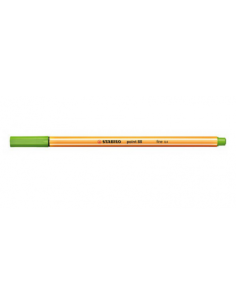 ROTULADOR PUNTA FINA POINT 88 0.4MM VERDE HOJA STABILO 88/43 2