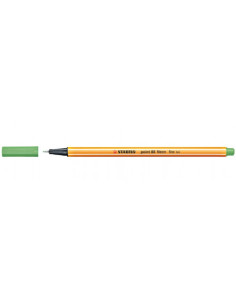 ROTULADOR PUNTA FINA POINT 88 0.4MM VERDE NEON STABILO 88/033
