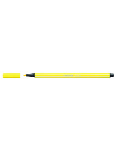 ROTULADOR PUNTA FIBRA MEDIA 1MM. PEN 68 AMARILLO LIMON STABILO 68/24