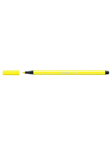 ROTULADOR PUNTA FIBRA MEDIA 1MM. PEN 68 AMARILLO LIMON STABILO 68/24