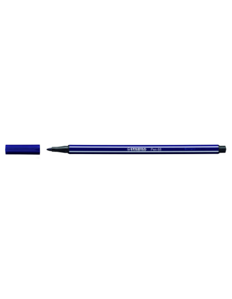 ROTULADOR PUNTA FIBRA MEDIA 1MM. PEN 68 AZUL PRUSIA STABILO 68/22