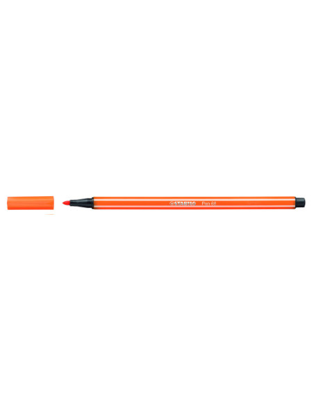 ROTULADOR PUNTA FIBRA MEDIA 1MM. PEN 68 BERMELLON PALIDO STABILO 68/30