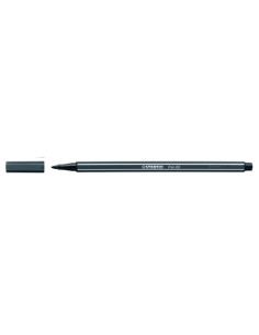 ROTULADOR PUNTA FIBRA MEDIA 1MM. PEN 68 GRIS INTENSO STABILO 68/97