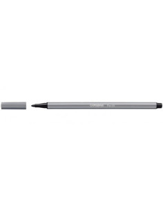 ROTULADOR PUNTA FIBRA MEDIA 1MM. PEN 68 GRIS OSCURO STABILO 68/96