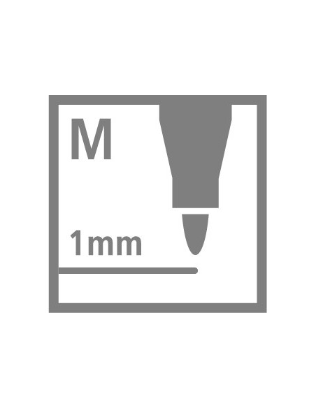 ROTULADOR STABILO PUNTA FIBRA MEDIA 1MM. PEN 68 LILA CLARO STABILO 68/59