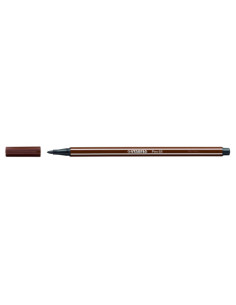 ROTULADOR PUNTA FIBRA MEDIA 1MM. PEN 68 MARRON STABILO 68/45